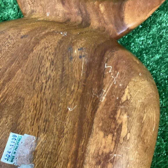 Vintage Wooden Owl Platter Large - Picture 9 of 15